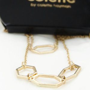 Collette golden plated necklace